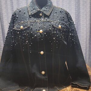Quaker Factory Embellished‎ Denim Jacket